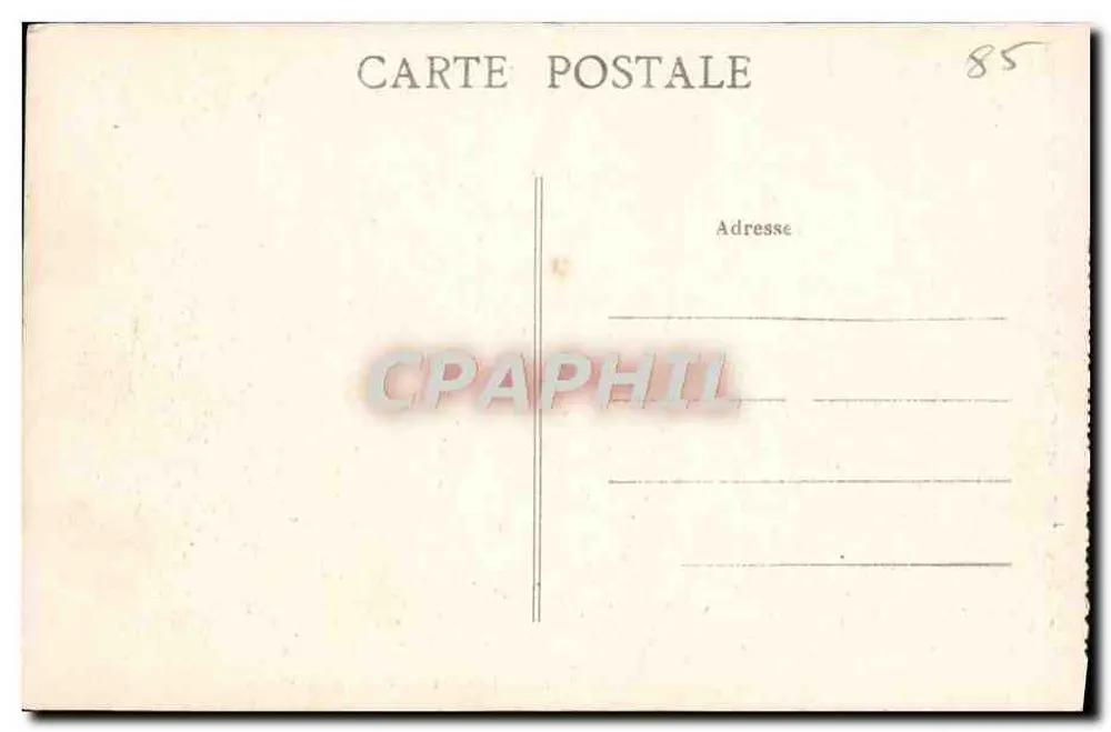 Poitiers (Vienne) — Kirche Montierneuf — Die romanische Kirche und 14. Jahrhundert — Jules Robuchan, phot. Poitiers - 35 - Rückseite