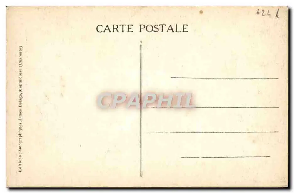Aubeterre-sur-Dronne — Die Galerien der Monolithischen Kirche Saint-Jean — Librairie Barrère, Aubeterre - Rückseite