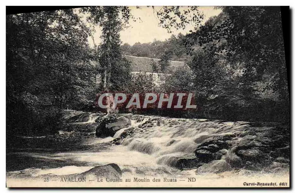 Avallon — Der Cousin am Mühle von Ruats — Curut-Renaudot, edit. - Vorderseite