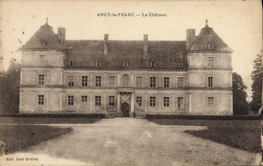 ANCY-le-FRANC — O Castelo — Coleção Karl Guillot - Frente