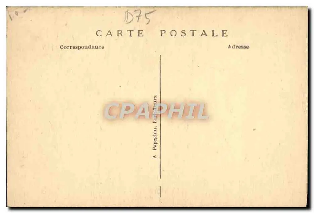 Arc de Triomphe du Carrousel — Paryż — A. P. n° 117 - Rewers