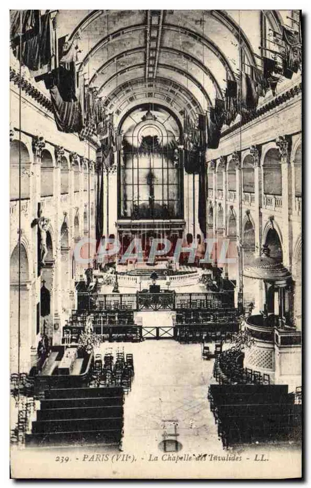 Paris (VIIe) — A Capela dos Invalidos — Edição da Sociedade dos Amigos do Museu da Armada - Frente