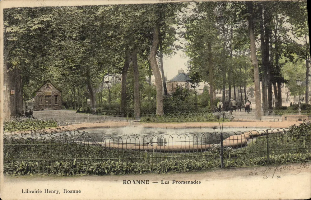 Roanne — As Promenades — Livraria Henry, Roanne - Frente