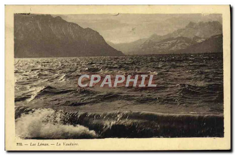 Lago Léman — La Vaudaire — E. Haïssly, Geneve, n°370 - Frente