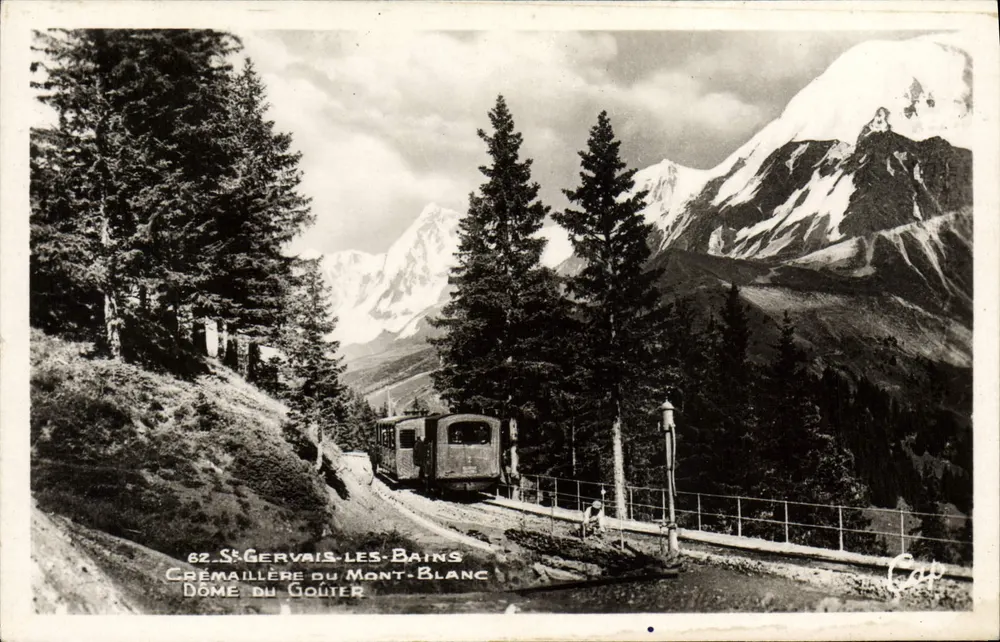 Schlucht des Mont-Blanc — Dome du Gouter — St-Gervais-les-Bains — Verlag Cat - Vorderseite