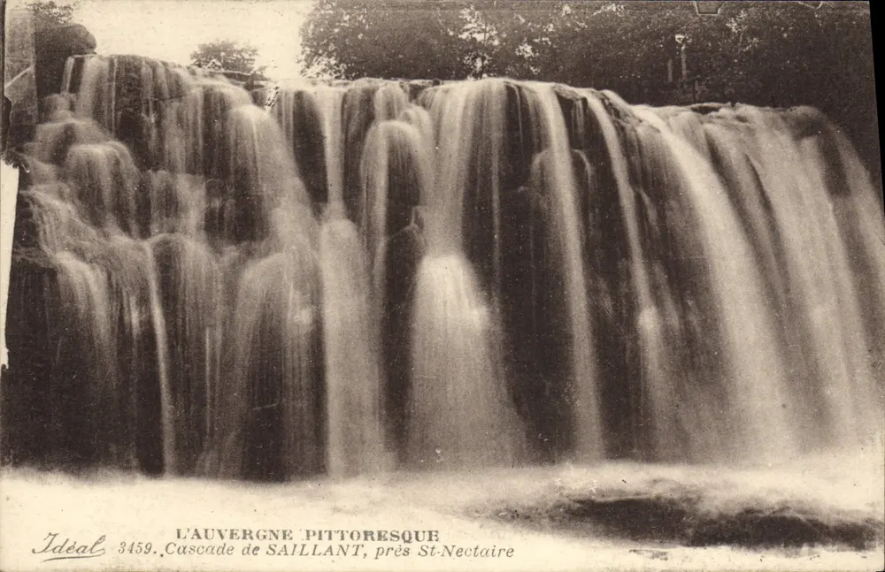 Cascade de Saillant — Die malerische Auvergne — Ideal 3459 - Vorderseite