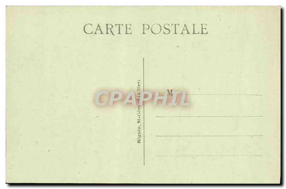 Cascade de Saillant — Die malerische Auvergne — Ideal 3459 - Rückseite