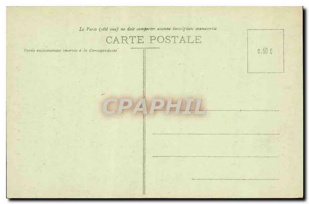 O Mont-Dore - A Grande Cascata — Cl. Courtillat, n° 260 - Verso