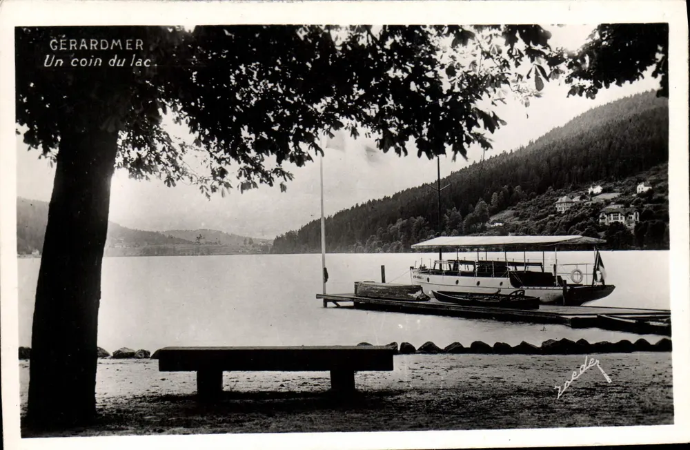 Gérardmer — Un angolo del lago — V. Roeder - Recto