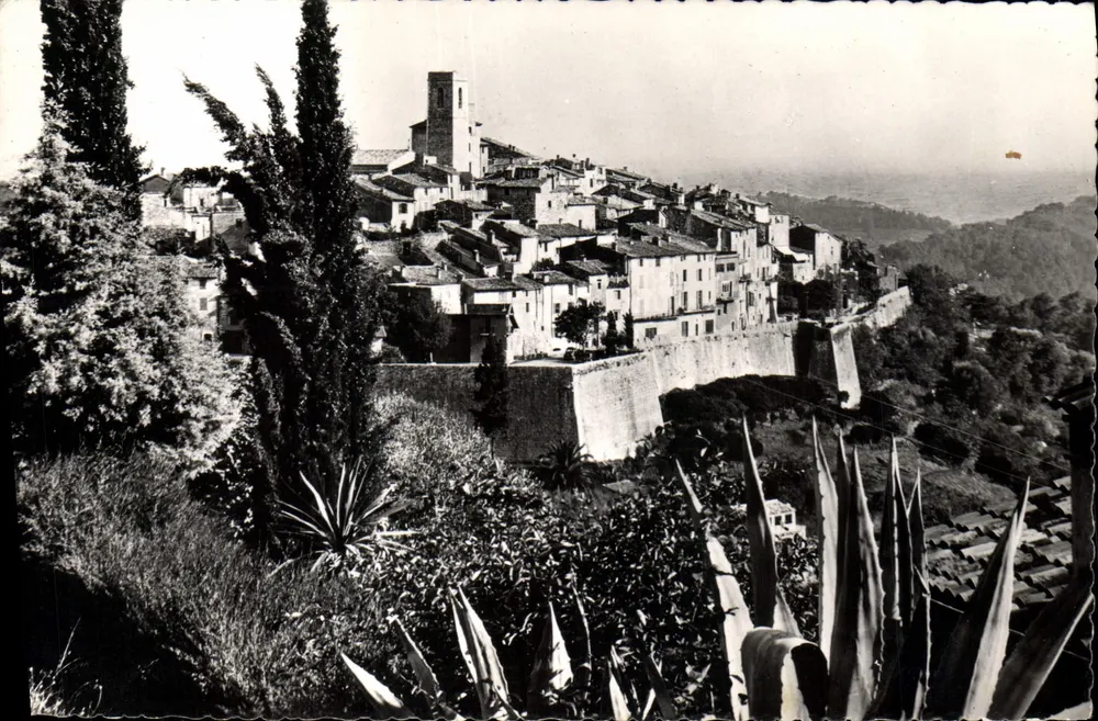 Saint-Paul-de-Vence — vista geral — A. BAUX - Frente