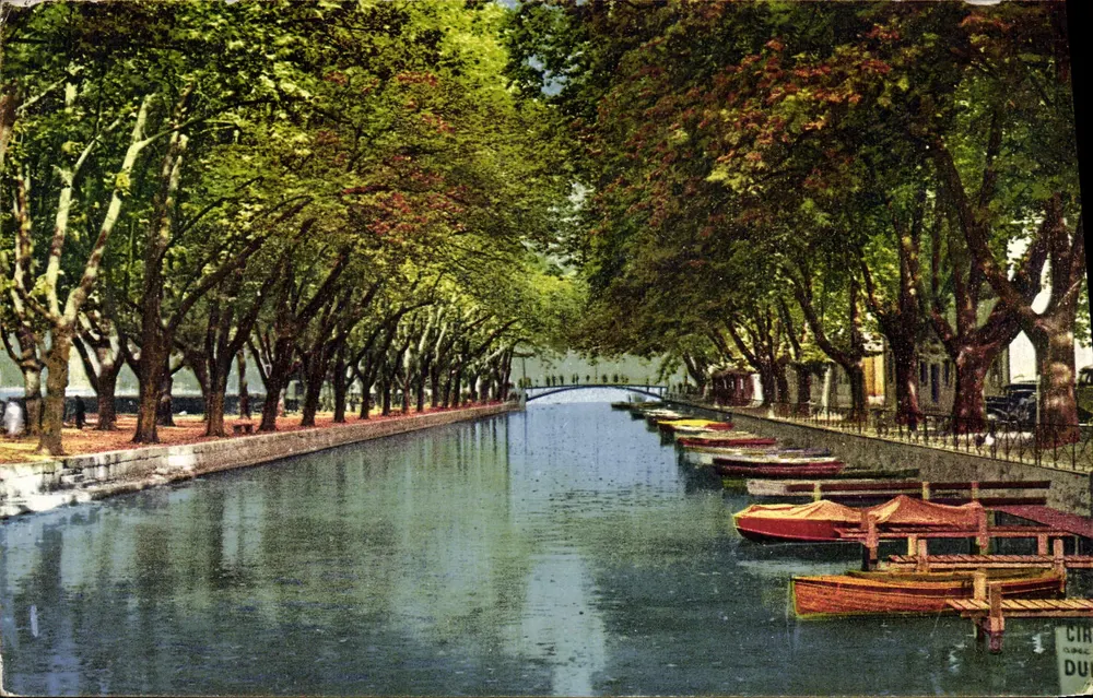 Canal du Vasse und Pont des Amours — Annecy — Edition Gil, Nummer 1181 - Vorderseite