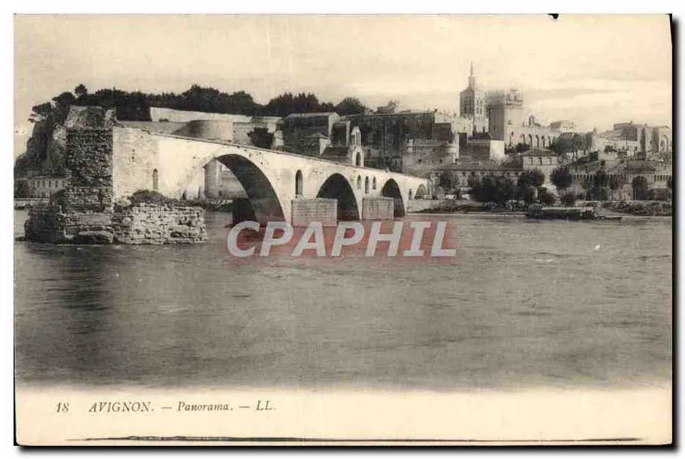 Avignon — Panorama — LL - Frente
