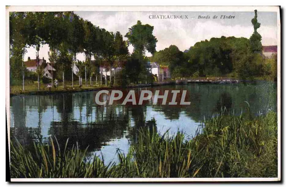 Châteauroux — Margens do rio Indre — Combier, S.G.D.G. - Frente