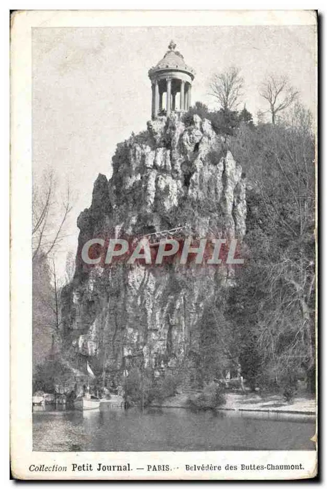 Belvedere der Buttes-Chaumont — Paris — Sammlung Petit Journal - Vorderseite