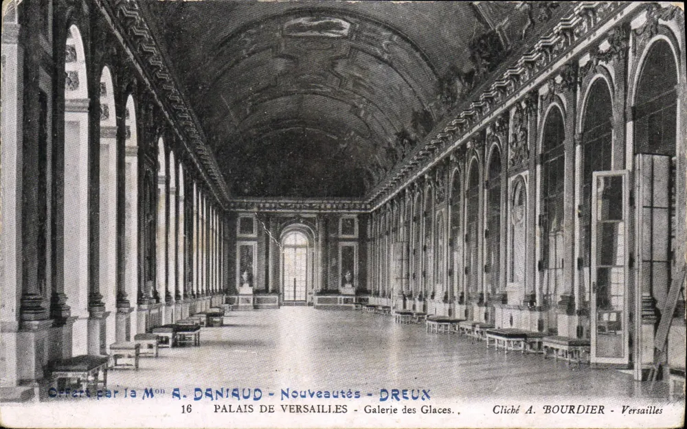 Schloss Versailles — Galerie der Spiegel — Cliché A. Bourdier - Vorderseite