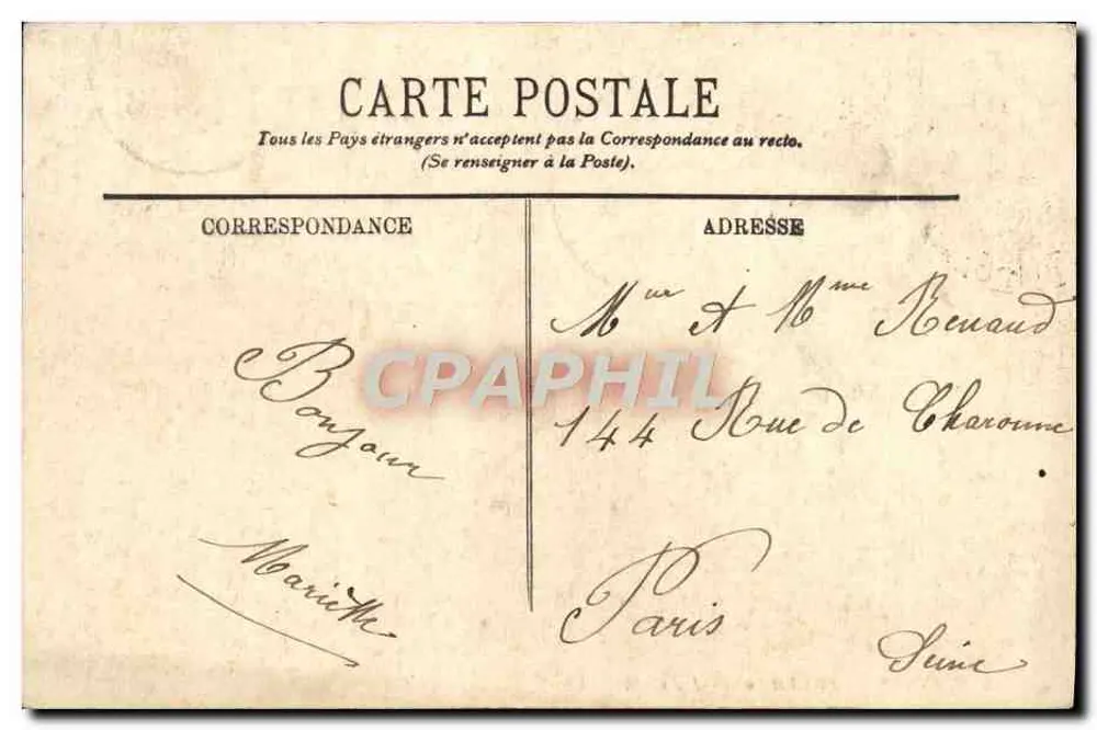 NANTES — O Castelo — A Entrada — LL. - Verso