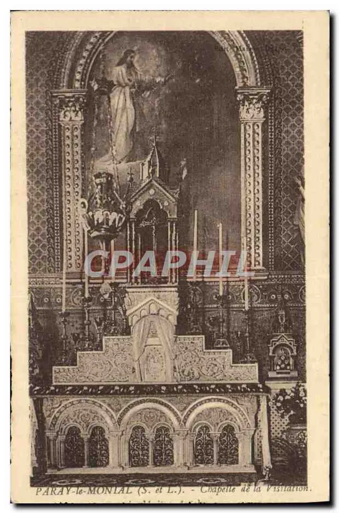 Paray-le-Monial (S. et L.) — Capela da Visitação — editor não identificado - Frente