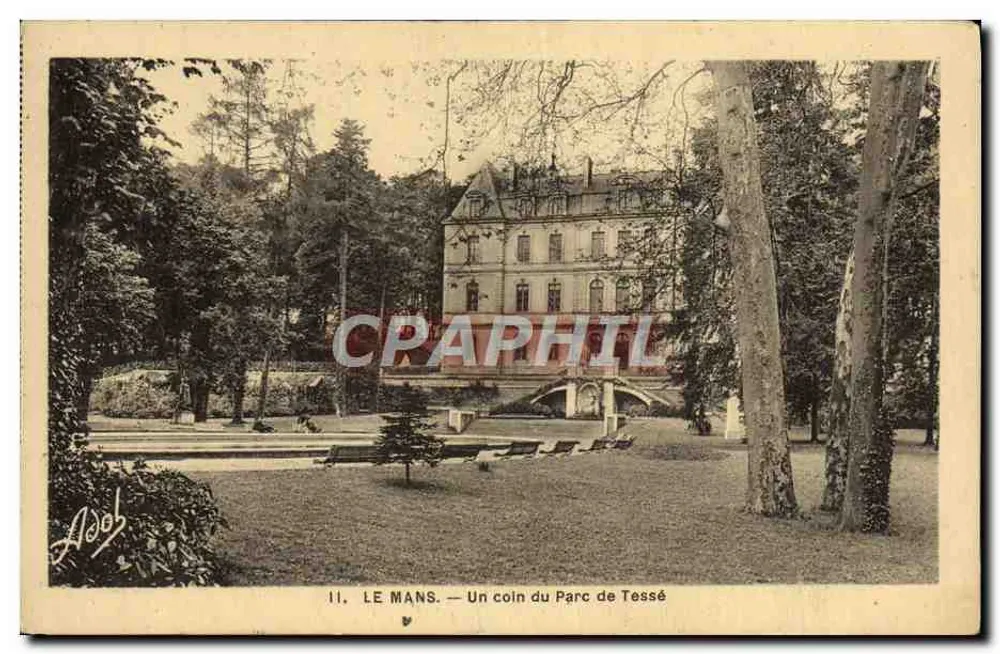 Le Mans — Um canto do Parque de Tessé — Adolphe - Frente
