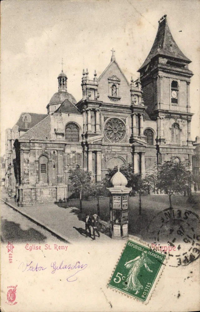Igreja de Saint-Rémy — Remy — Editor Victor Gelaslin, n°4248 - Frente