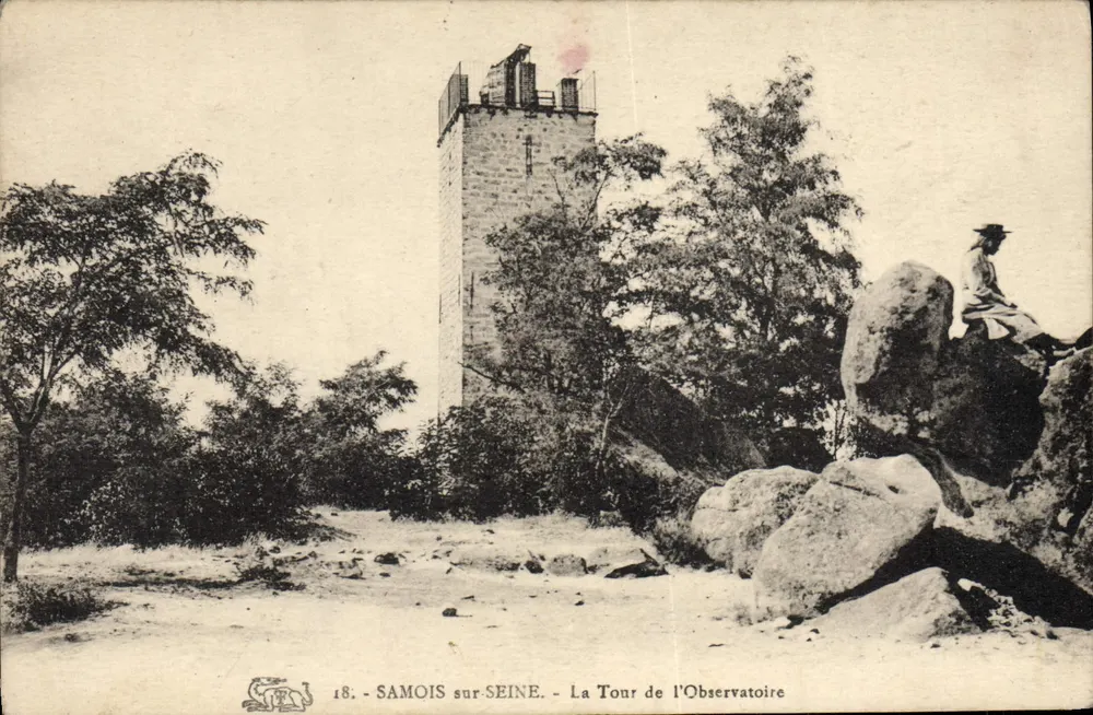 Samois-sur-Seine — Die Observatoriumsturm — Verlag: Samois-sur-Seine, Nr. 18 - Vorderseite