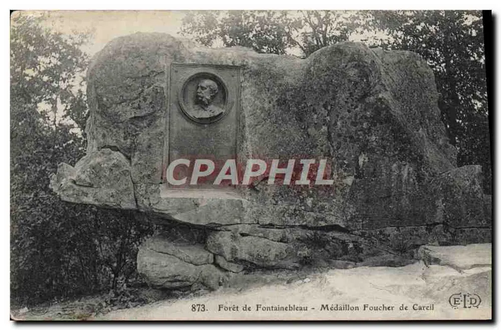 Wald von Fontainebleau — Medaille Foucher de Careil — Verlag E.P.D. Nr. 873 - Vorderseite