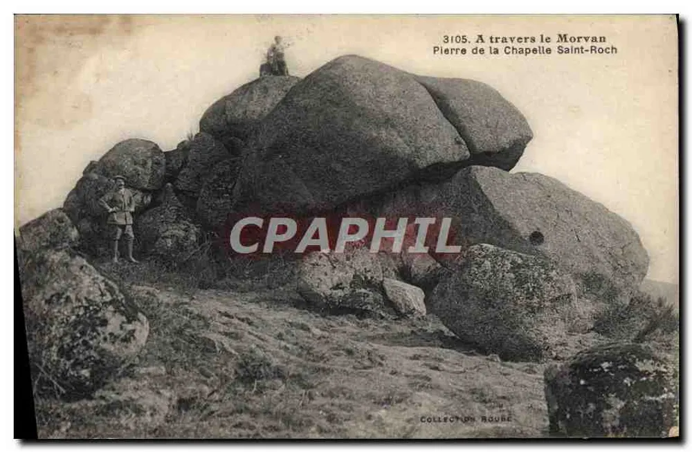 Pierre de la Chapelle Saint-Roch — Morvan — Sammlung Roube, Nr. 3105 - Vorderseite
