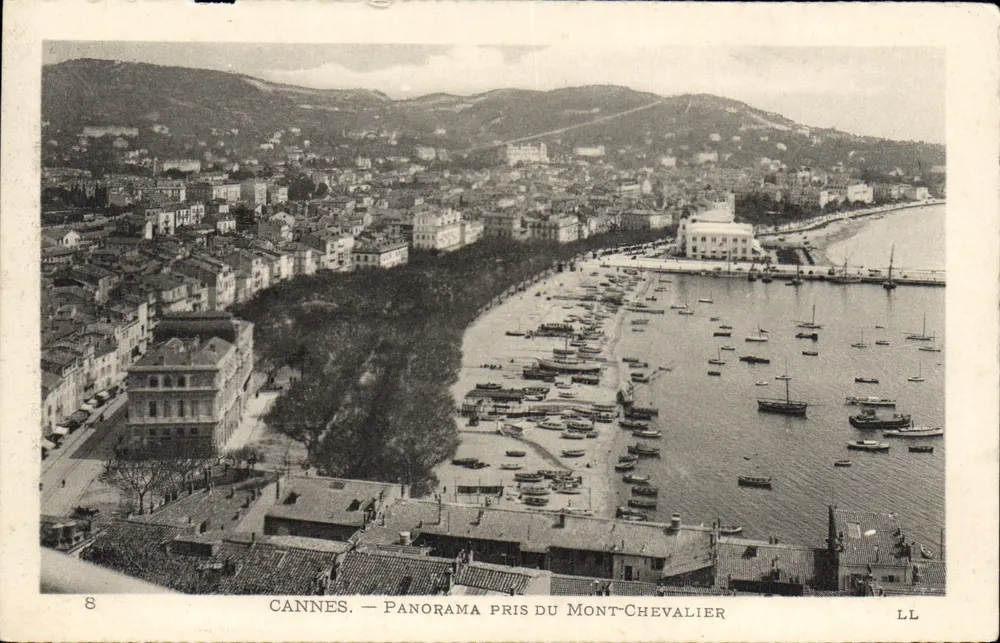 CANNES — Panorama tomado desde el Mont-Chevalier — LL, n°8 - Anverso