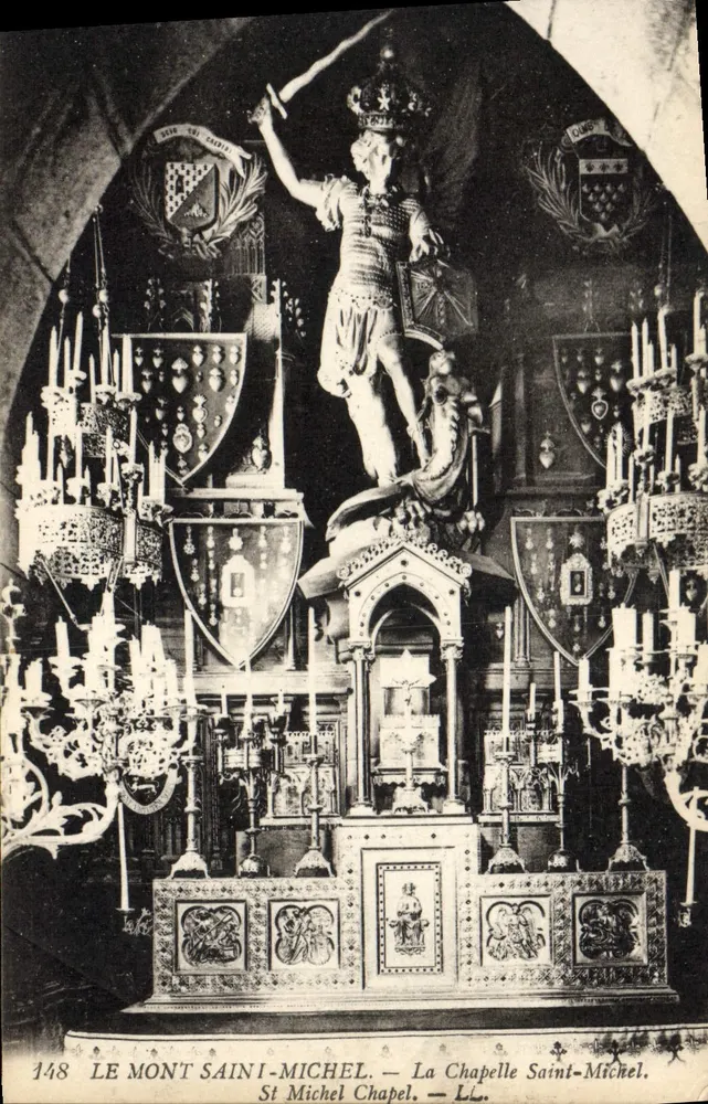 Mont Saint-Michel — Kapelle Saint-Michel — Verlag L.L. n°148 - Vorderseite