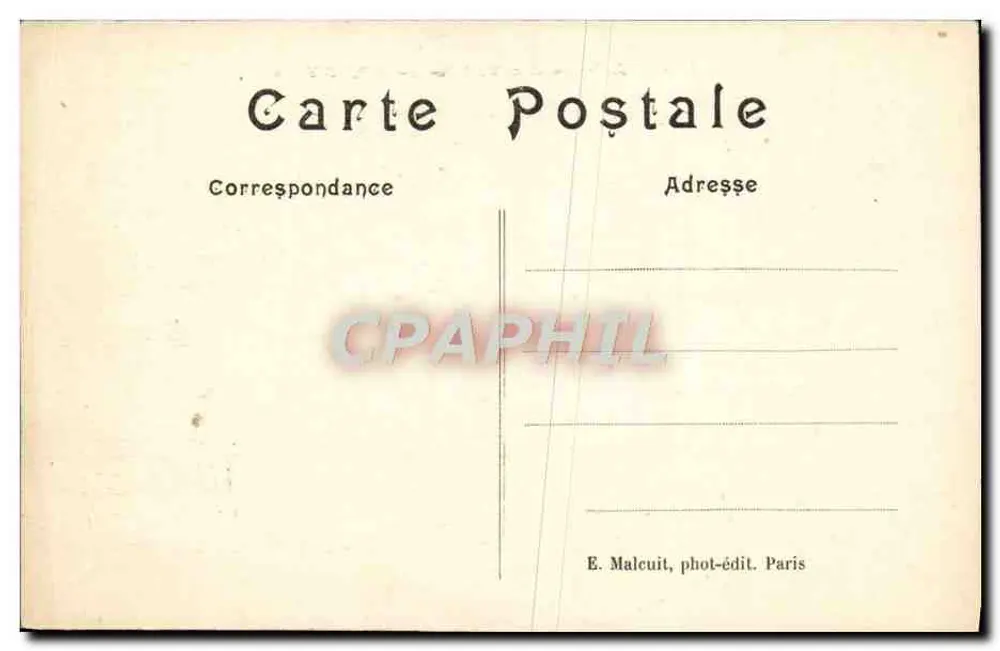 Abadia dos Vaux-de-Cernay — vista geral — E. Malcuit, n° 2281 - Verso