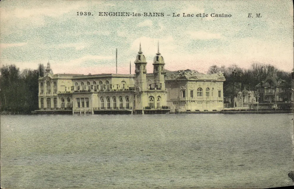 Enghien-les-Bains — Der See und das Casino — E. M. - Vorderseite