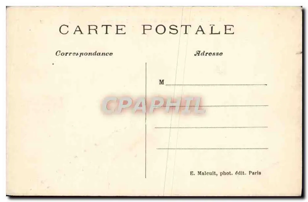 Enghien-les-Bains — Der See und das Casino — E. M. - Rückseite