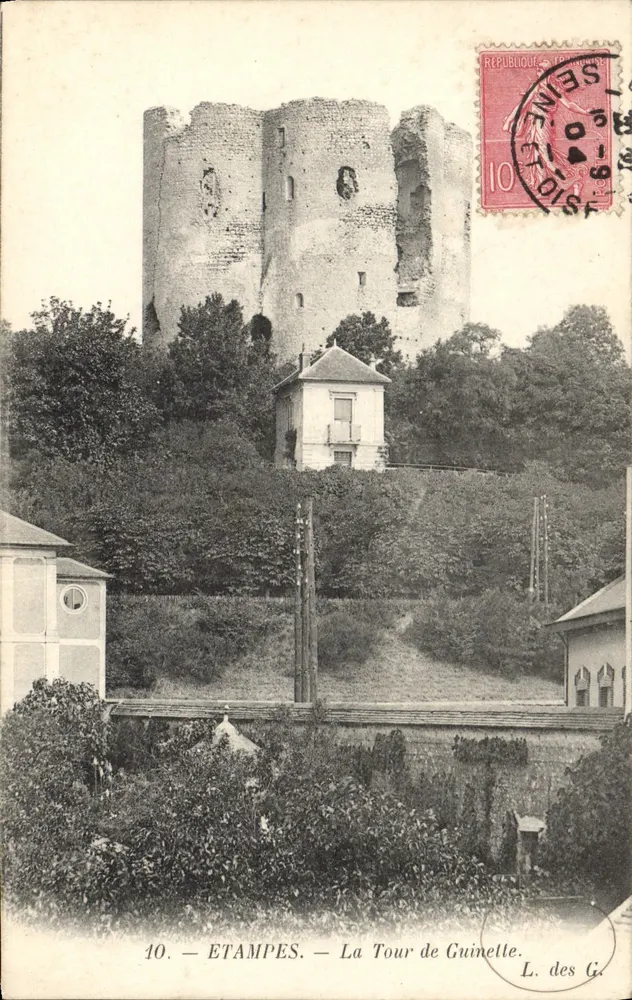 Etampes — Torre de Guinette — L. des G. - Frente