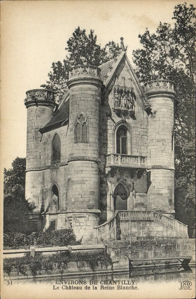 Umgebung von Chantilly — Schloss der Weißen Königin — JND Phot. - Vorderseite