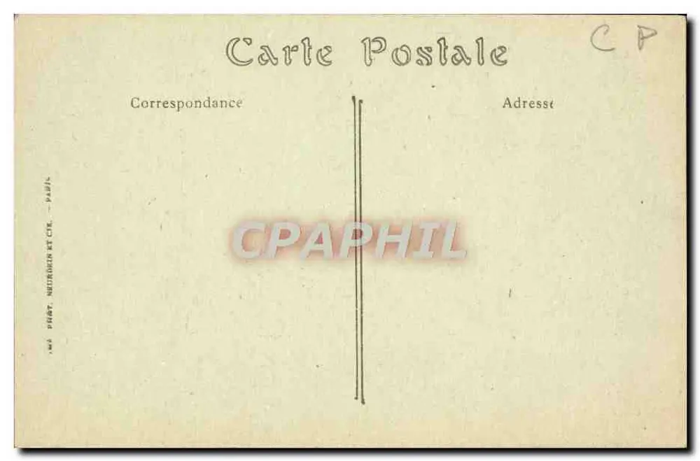 Bayeux — Die Kathedrale, Ansicht vom Bischofssitz — ND. Phot. - Rückseite