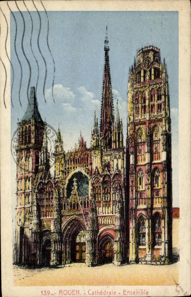 Rouen - Catedral - Ensemble — Edição 'La Cigogne' n°139 - Frente