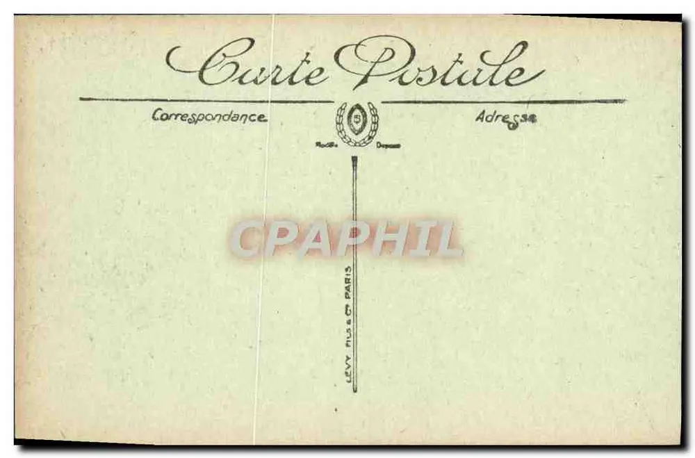 Mont Saint-Michel — Die Abtei — Das Refektorium der Mönche — LL. — Nr. 73 - Rückseite