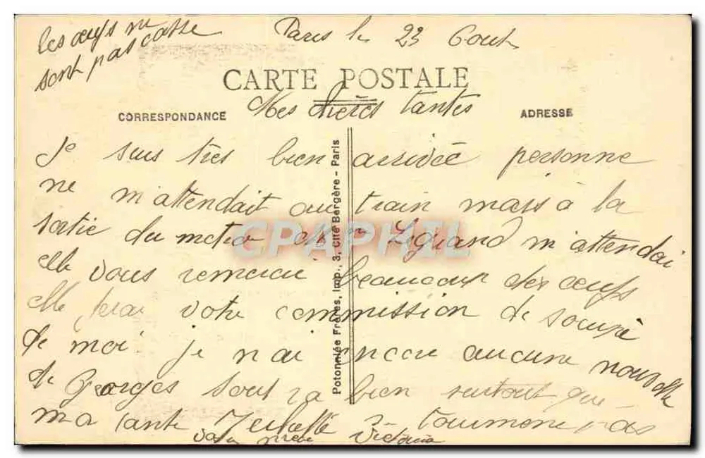 Vincennes - O Forte — torre da fortaleza — editor Vincennes, n°4 - Verso