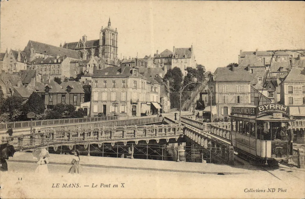 Le Mans — O Ponte em X — Collections ND Phot - Frente