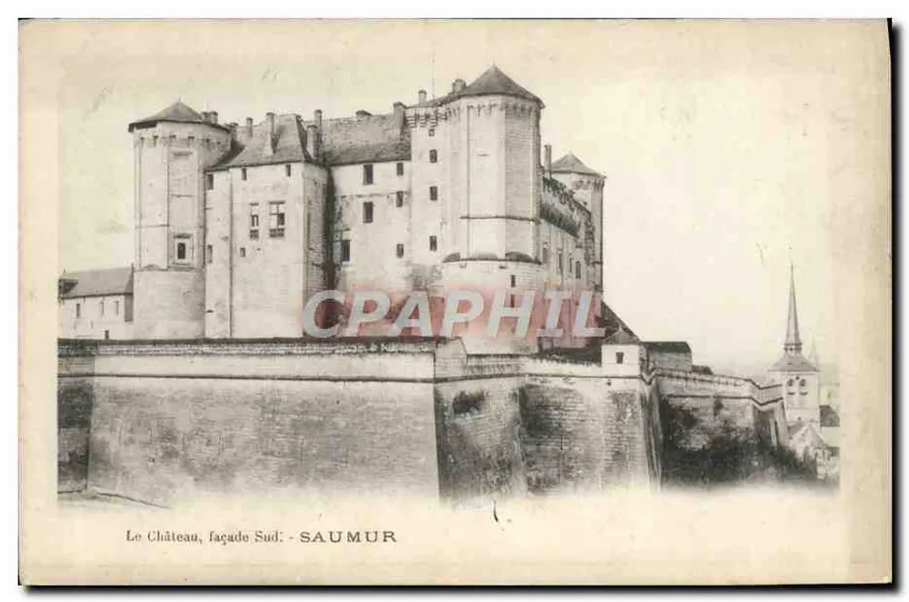 O Castelo, fachada Sul - SAUMUR - Frente
