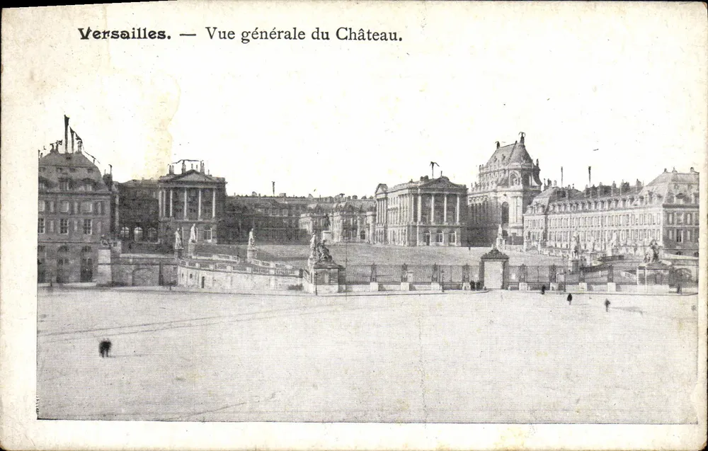 Versailles — Algemene uitzicht van het Paleis. - Voorkant