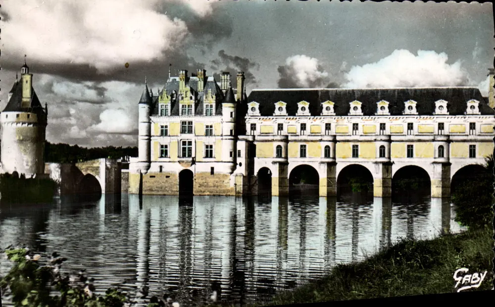Castelo de Chenonceau — Fachada Oeste — Éditions GABY - Frente