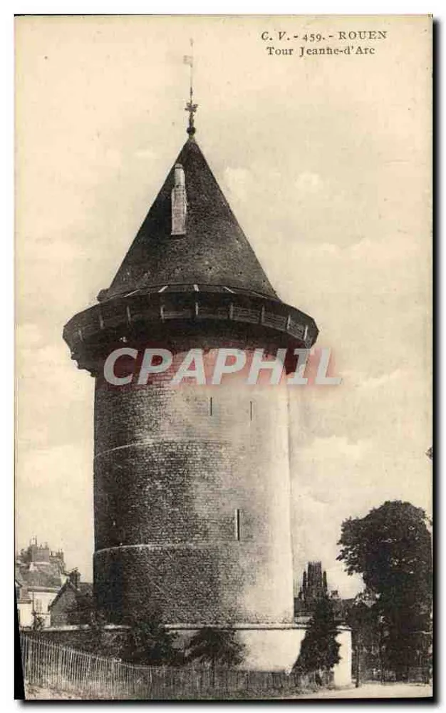 Wieża Jeanne-d'Arc — Rouen — G.V. 459 - Awers