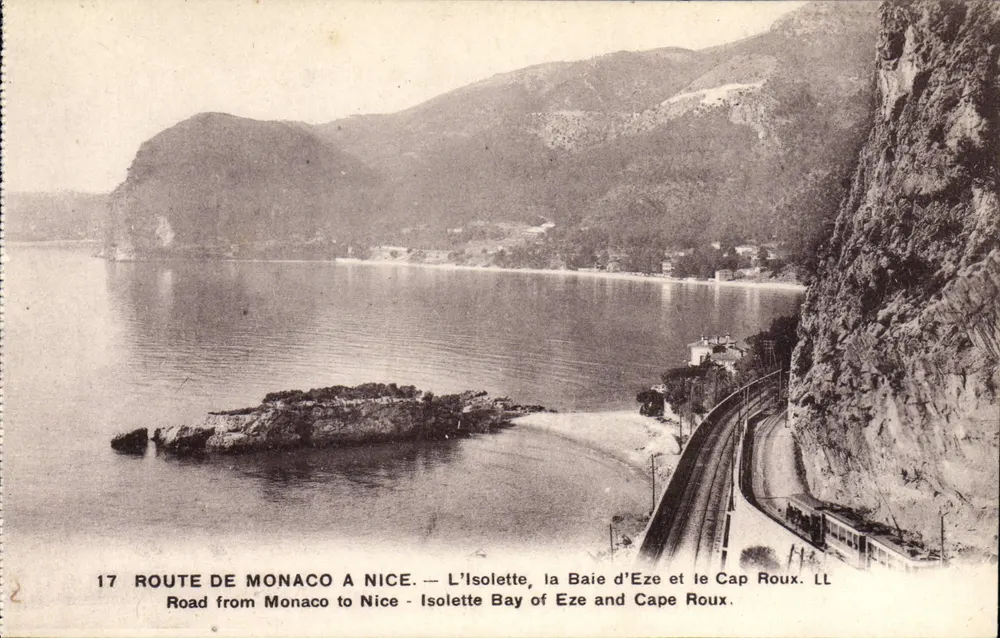 Die Isolette, die Bucht von Eze und der Cap Roux — Route von Monaco nach Nice — LL - Vorderseite