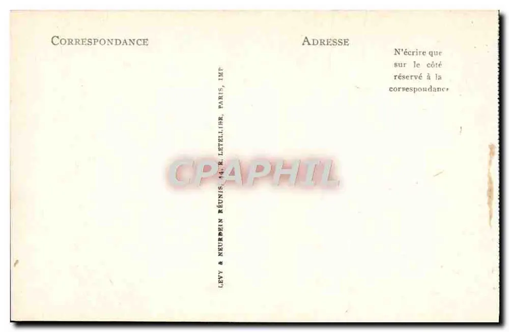 Saint-Jean — Der Hafen und die Spitze St Hospice — Verlag: Levy & Neurdein, Paris - Rückseite