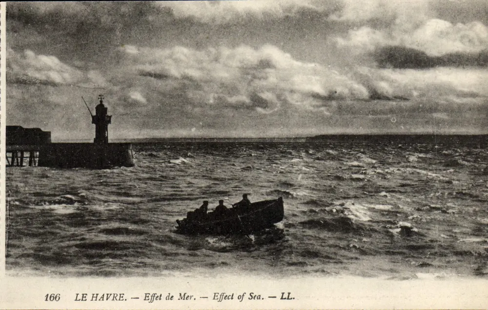 Le Havre — Efeito do Mar — LL. — Editor LL, n° 166 - Frente