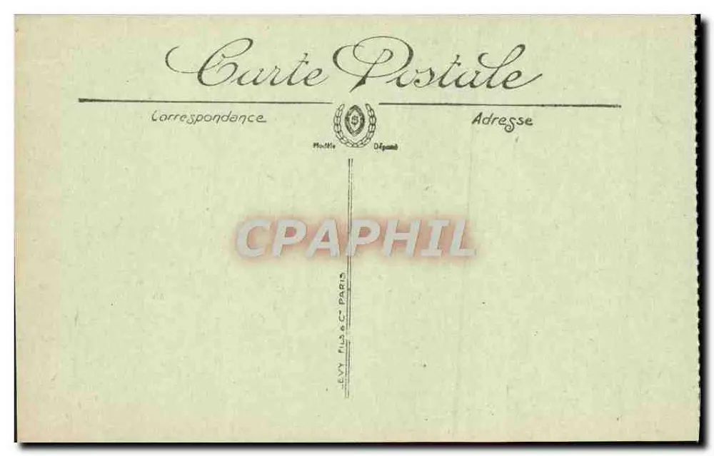 Le Havre — Efeito do Mar — LL. — Editor LL, n° 166 - Verso