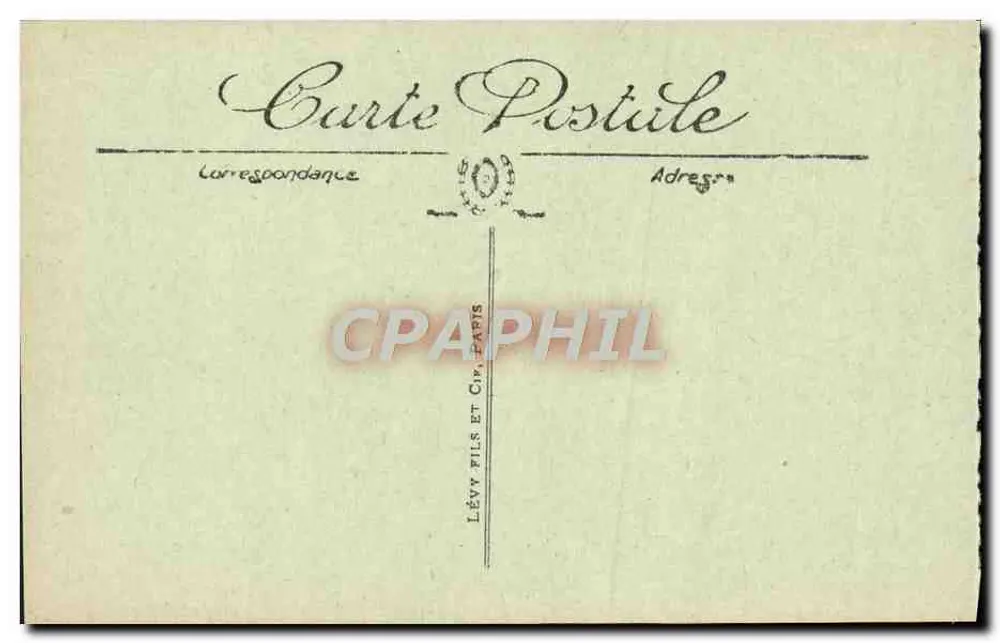 Le Havre — Die Einfahrt der Molen und La Hève — LL. — Nr. 147 - Rückseite