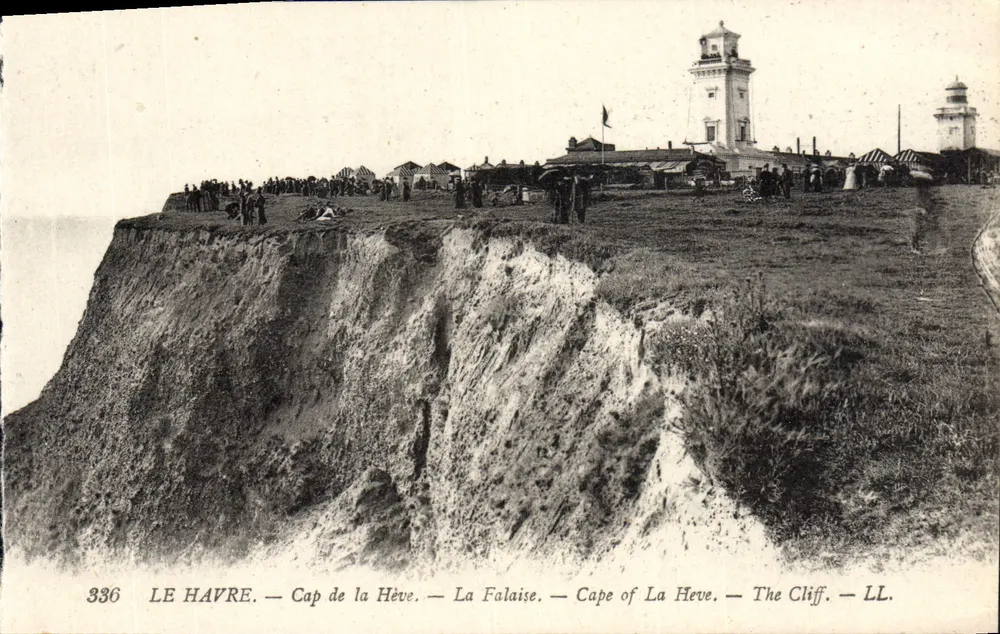 Le Havre — Cap de la Hève — Die Klippe — LL. — Verlag LL, Nr. 336 - Vorderseite