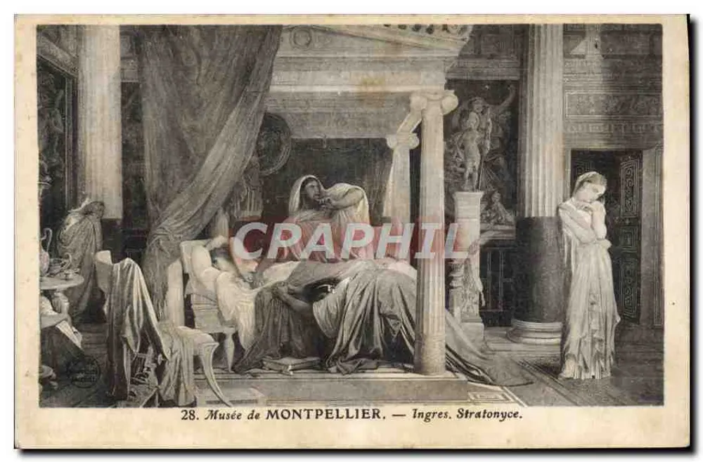 Museu de Montpellier — Ingres. Stratonice. - Frente