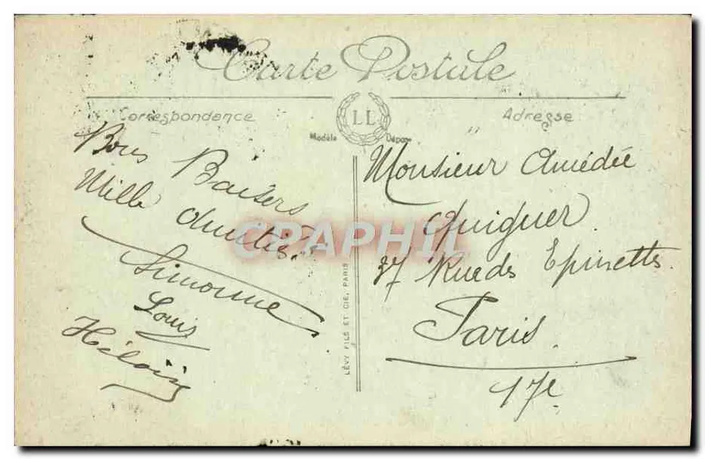 Amiens — Vista geral — LL. - Verso